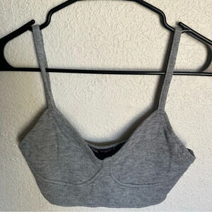 Zara bustier soft crop top